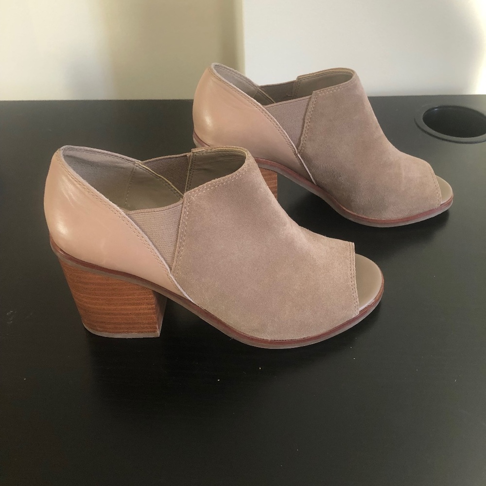 Aldo open toe ankle boots